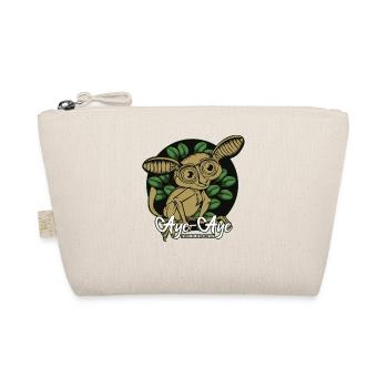 Aye-Aye Niedlich Fingertier Nachtaktiv Geschenk - Bio-Täschchen - Natur - Vorne