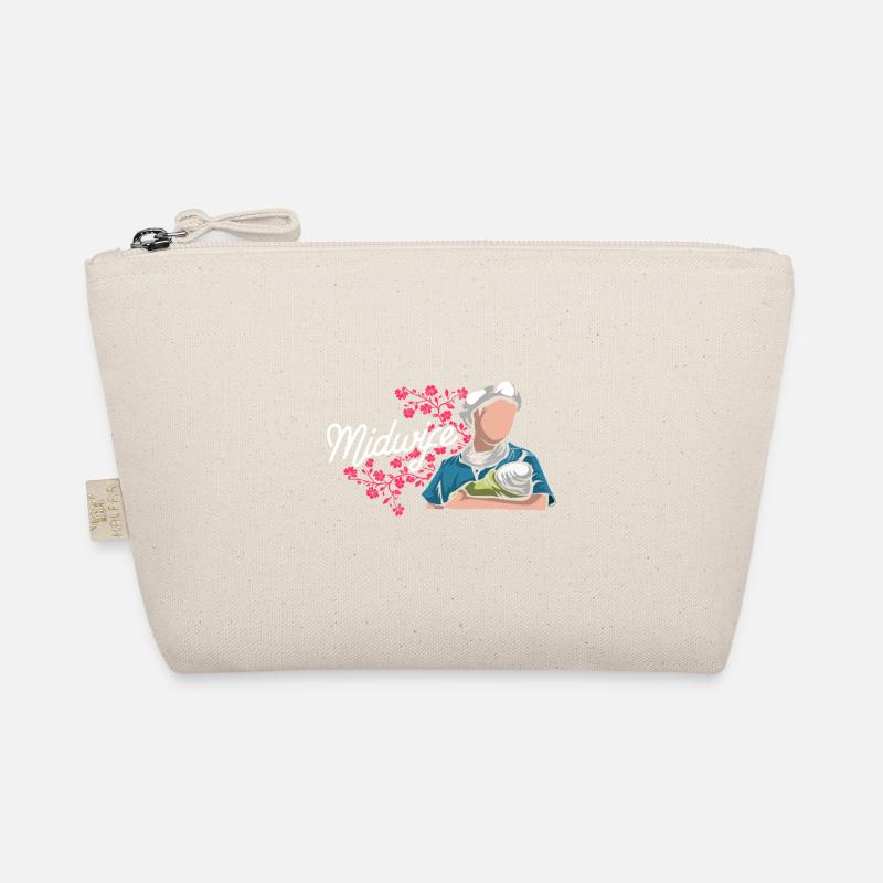 Hebamme Geschenk - Bio-Täschchen - Natur