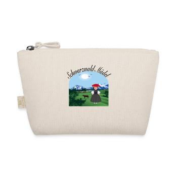 Schwarzwald-Mädel Bollenhut Heimat Tradition - Organic Pouch - nature - Front