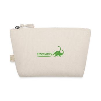 Dinosaurs in green - Organic Pouch - nature - Front