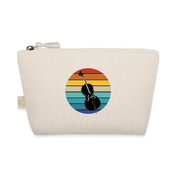 Cello Double Bass Classical Music Teacher Symphony - Organic Pouch - nature - Front