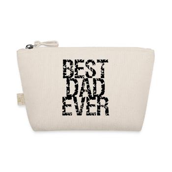 Best Dad Ever Stamp Design - Organic Pouch - nature - Front