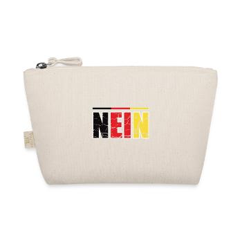 Nein Deutschland Flagge Deutsch Lustige Sprache - Bio-Täschchen - Natur - Vorne