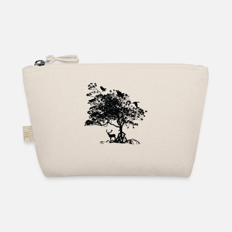baum tiere geschenk - Bio-Täschchen - Natur