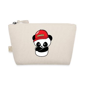 Panda hip hop cool - Trousse biologique - nature - Devant