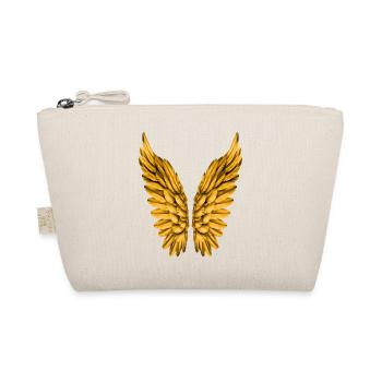 Angel Wings Gold Golden Wings Angel Angel Wings - Organic Pouch - nature - Front