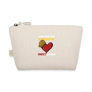 Bauarbeiter Herz Liebe Design - Bio-Täschchen - Natur - Vorne