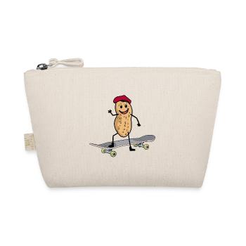 Skateboard skater sport cacahuètes cacahuètes enfant - Trousse biologique - nature - Devant