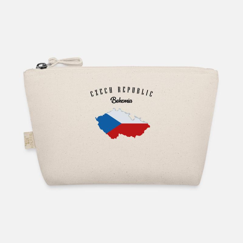 Cool Tschechien Bohemia Länderumriss Geschenkidee - Bio-Täschchen - Natur