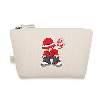 Hip hop boy - Organic Pouch - nature - Front