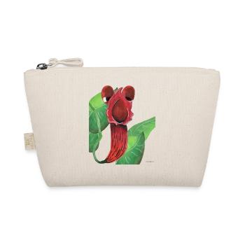 Pflanze Fleisch fressen lustig Kinder Geschenk - Bio-Täschchen - Natur - Vorne