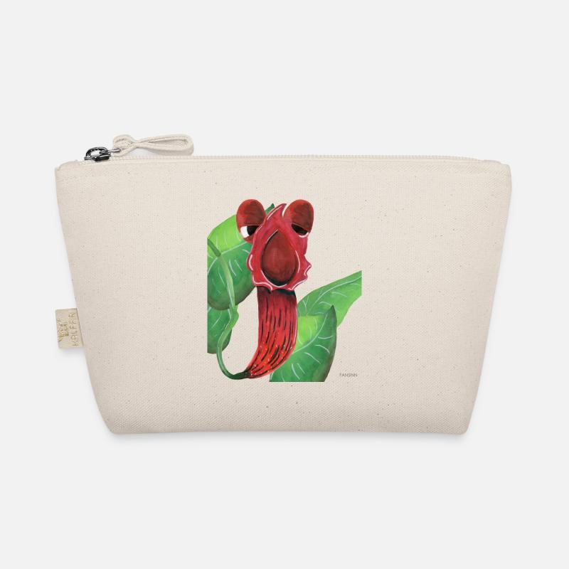 Pflanze Fleisch fressen lustig Kinder Geschenk - Bio-Täschchen - Natur