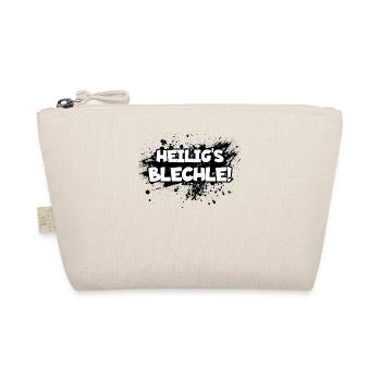 Heiligs Blechle Schwaben T-Shirt Spruch Fun Shirt - Bio-Täschchen - Natur - Vorne
