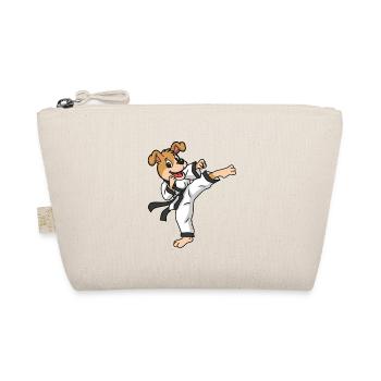 Karate Dog Judo Dogs Sports Kids Club - Organic Pouch - nature - Front