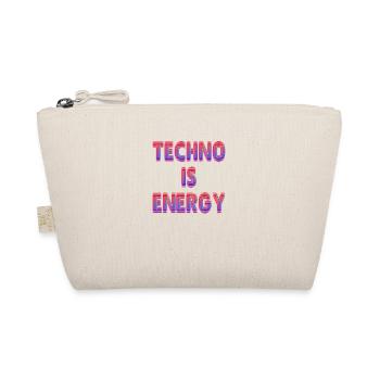 Techno DJ Energy House Electro Raver Dance Musik - Trousse biologique - nature - Devant