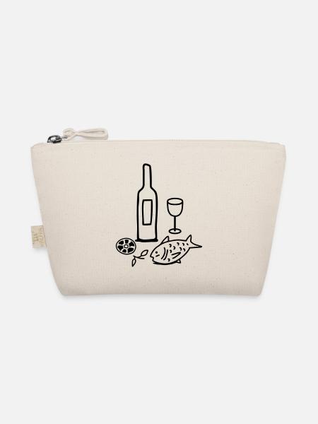 Fisch & Wein - Tapas - Bio-Täschchen - Natur - Vorne