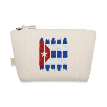 Cool Kuba Nationalflagge Modern Havanna Geschenk - Bio-Täschchen - Natur - Vorne