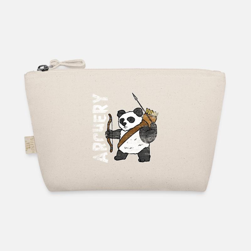 Panda archery gift Organic Pouch