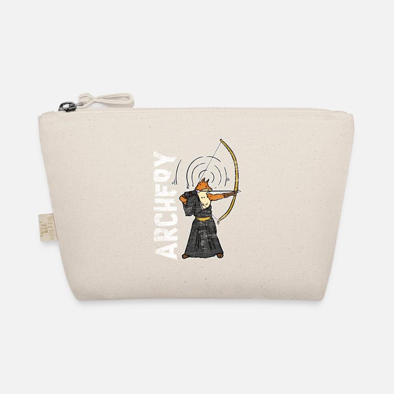 Bogenschießen Fuchs Geschenk Bio-Täschchen