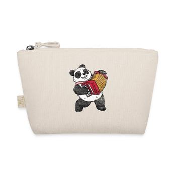 Akkordeon Panda - Bio-Täschchen - Natur - Vorne