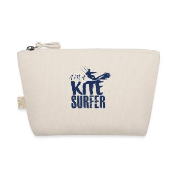 Surf Kiteboarden Kitesurfer Kitesurfen Kite Surfen - Bio-Täschchen - Natur - Vorne