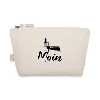Moin for northern lights with Obereversand lighthouse - Organic Pouch - nature - Front