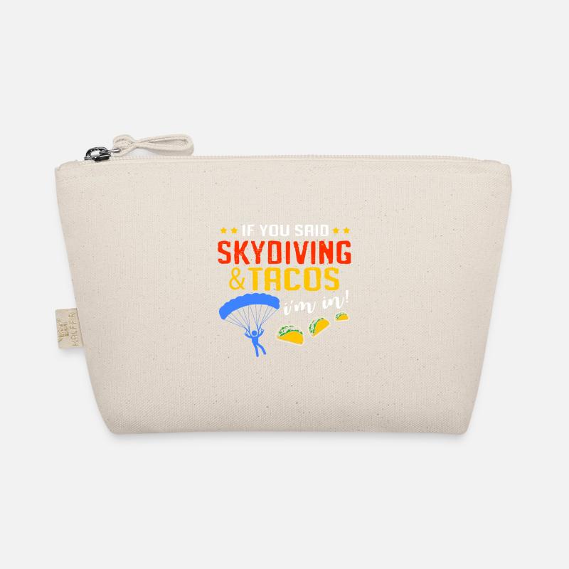 Parachute Parachuting Skydiving Organic Pouch