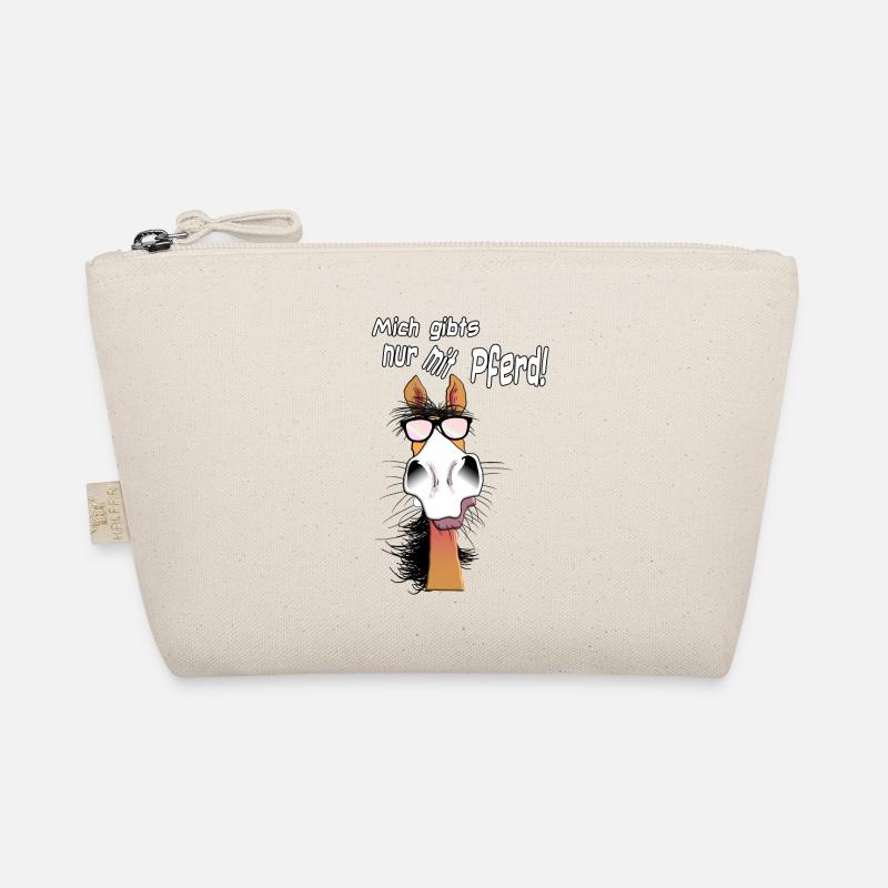 Mich gibts nur mit Pferde Bio-Täschchen