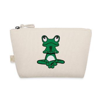 Yoga méditation grenouille - Trousse biologique - nature - Devant