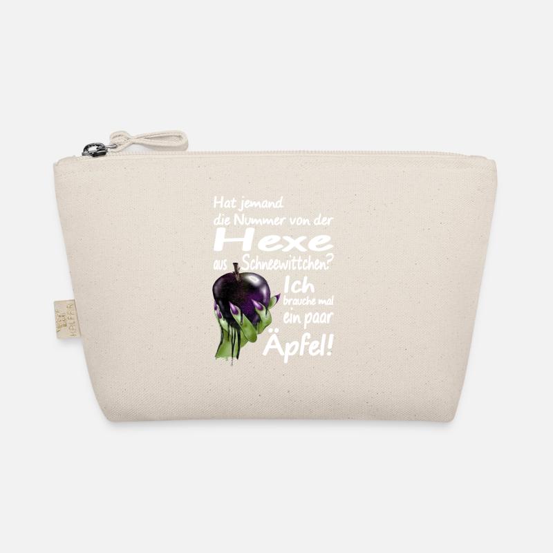 Böse Hexe Apfel Märchen Rache Eifersucht Spruch Bio-Täschchen