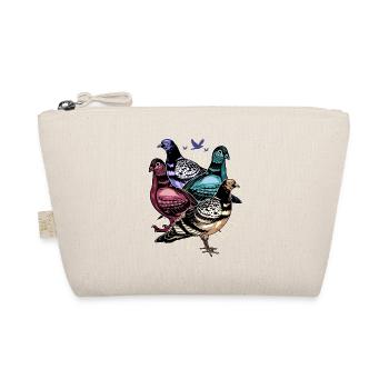 Pigeon Racing Pigeon Fancier Carrier Pigeon Turtle Dove - Organic Pouch - nature - Front