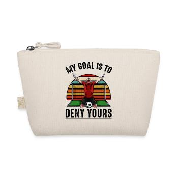 Cool Fußball Lustige Sprüche Statement Geschenk - Bio-Täschchen - Natur - Vorne