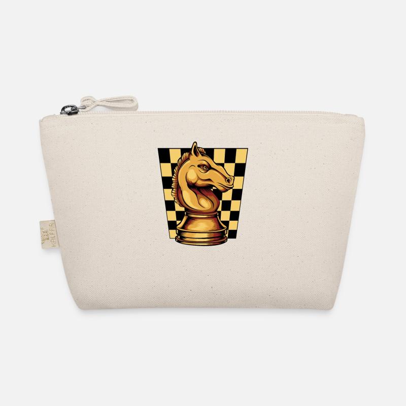 Chess Springer Chessboard Chess piece Organic Pouch