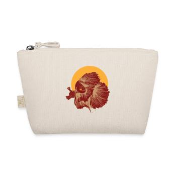 Betta Splendens Retro print I Siamese Fighting - Organic Pouch - nature - Front