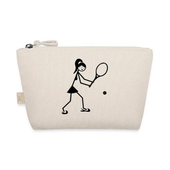 Tennis Damen Volley - Bio-Täschchen - Natur - Vorne