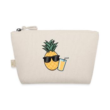 Pineapple summer sunglasses - Organic Pouch - nature - Front