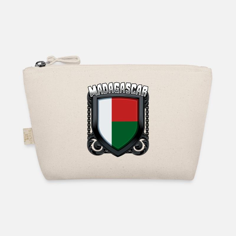 Madagassisch Wappen Cool Madagaskar Geschenkidee Bio-Täschchen