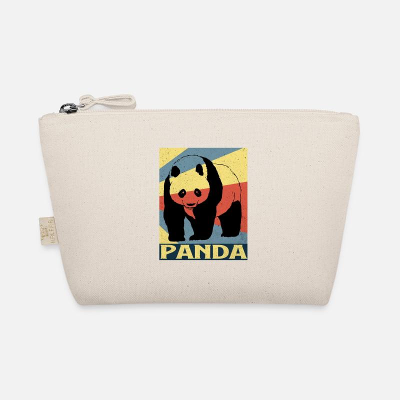 Panda - Bio-Täschchen - Natur