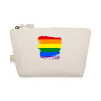 Rainbow flag LGBT - Organic Pouch - nature - Front