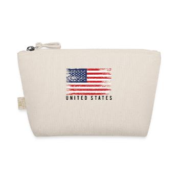 Drapeau Américain Distress - Trousse biologique - nature - Devant