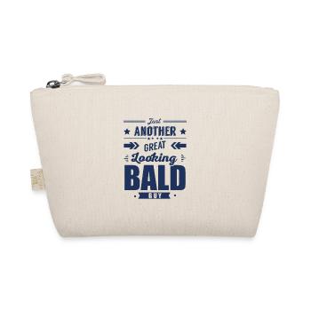 Bald bald head No hair Baldness No hair - Organic Pouch - nature - Front