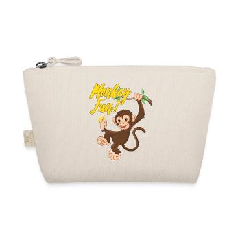 Monkey Fun - Bio-Täschchen - Natur - Vorne