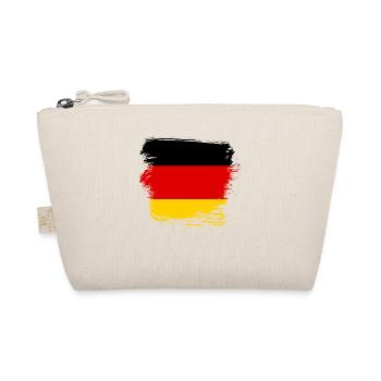 Deutschlandflagge Deutschland Flagge - Bio-Täschchen - Natur - Vorne