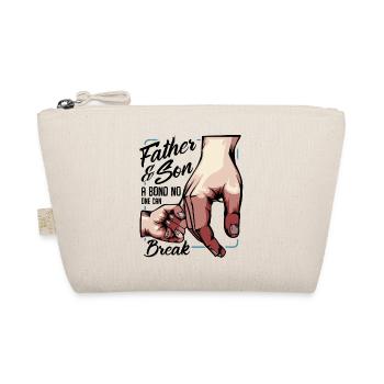 Väter Söhne Beste Freunde Cool Sprüche Geschenk - Bio-Täschchen - Natur - Vorne