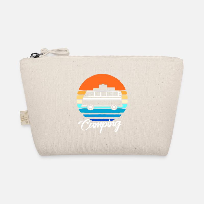Camping Gift Camper Camping Holiday Holidays Forest Organic Pouch
