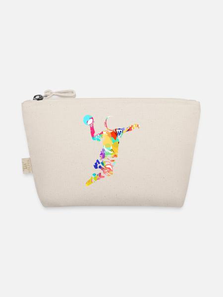Handball Geschenk - Bio-Täschchen - Natur