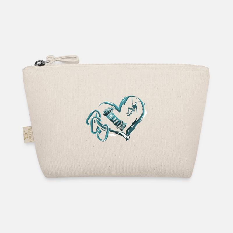 Rock Climber Rock Climbing Hobby Gift - Organic Pouch - nature