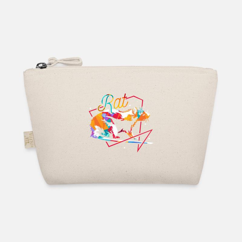Rat polygon - Organic Pouch - nature