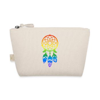 LGBT Pride Traumfänger Geschenkidee - Bio-Täschchen - Natur - Vorne