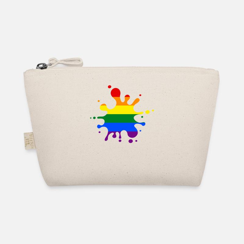 LGBT Regenbogen - Bio-Täschchen - Natur